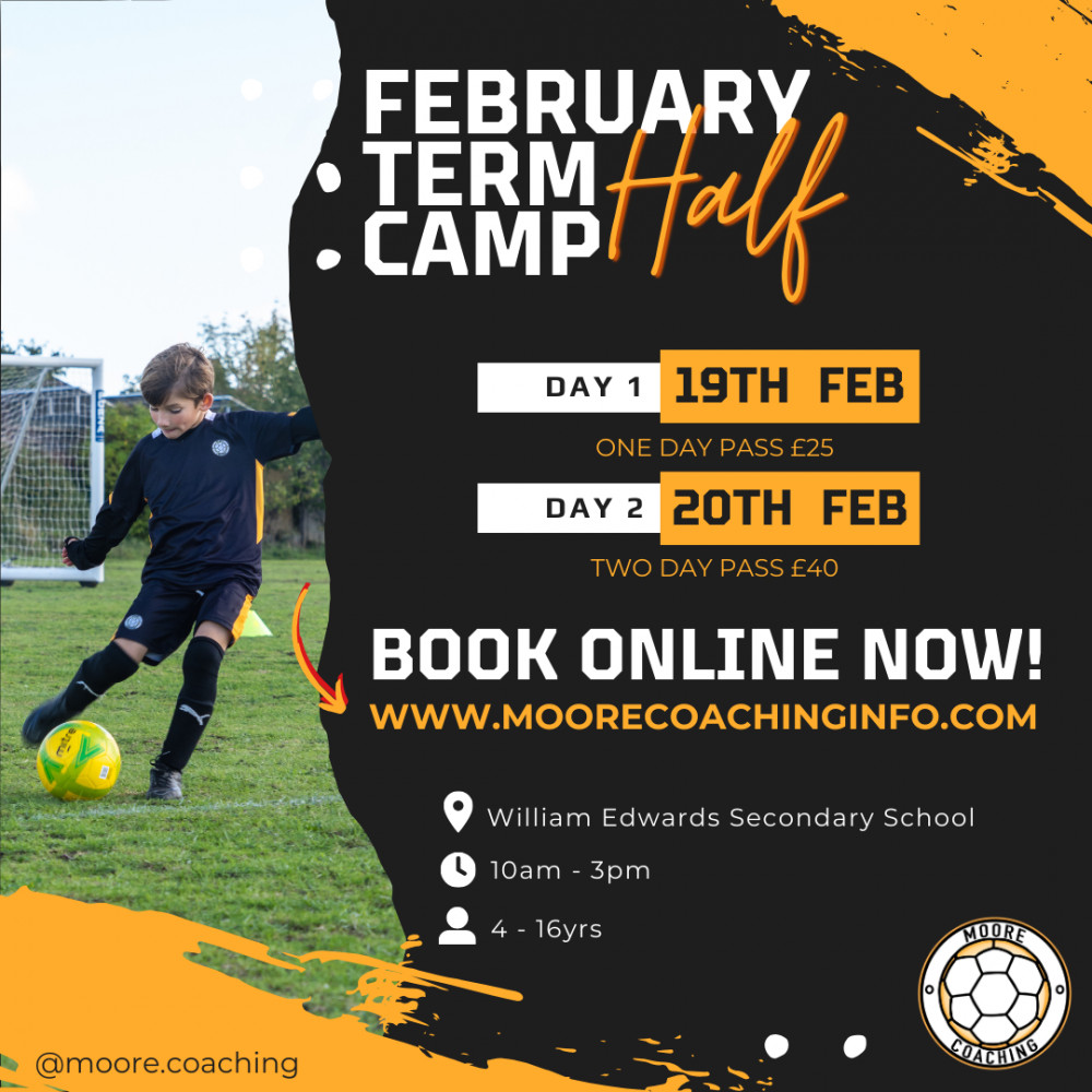 Football February half term camp 