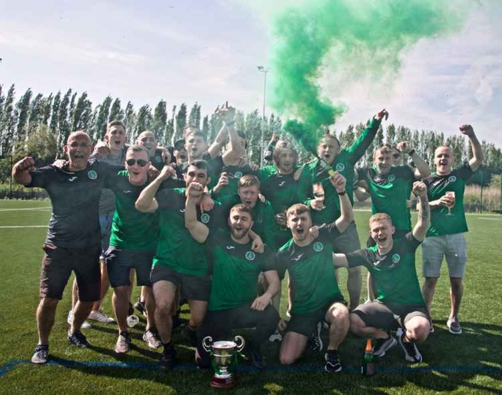 Helsby FC are champions! Image: Duncan Cowley Helsby FC are champions! Image: Duncan Cowley