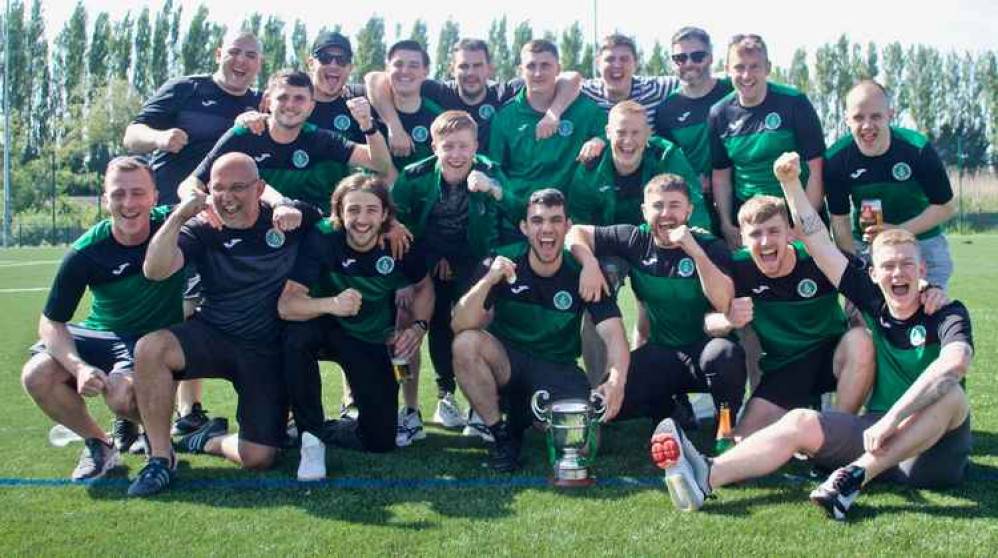 Helsby FC are champions! Image: Duncan Cowley Helsby FC are champions! Image: Duncan Cowley