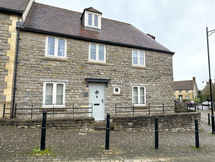 The three bedroomed stone-built home on Blackberry Way, Midsomer Norton. (Image: Barons on Right Move)