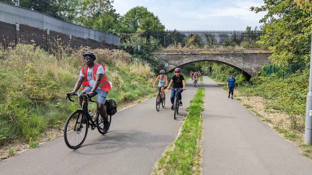 Fun bike ride with Kingston Cycling Campaign. (Photo: Graham Buckingham)