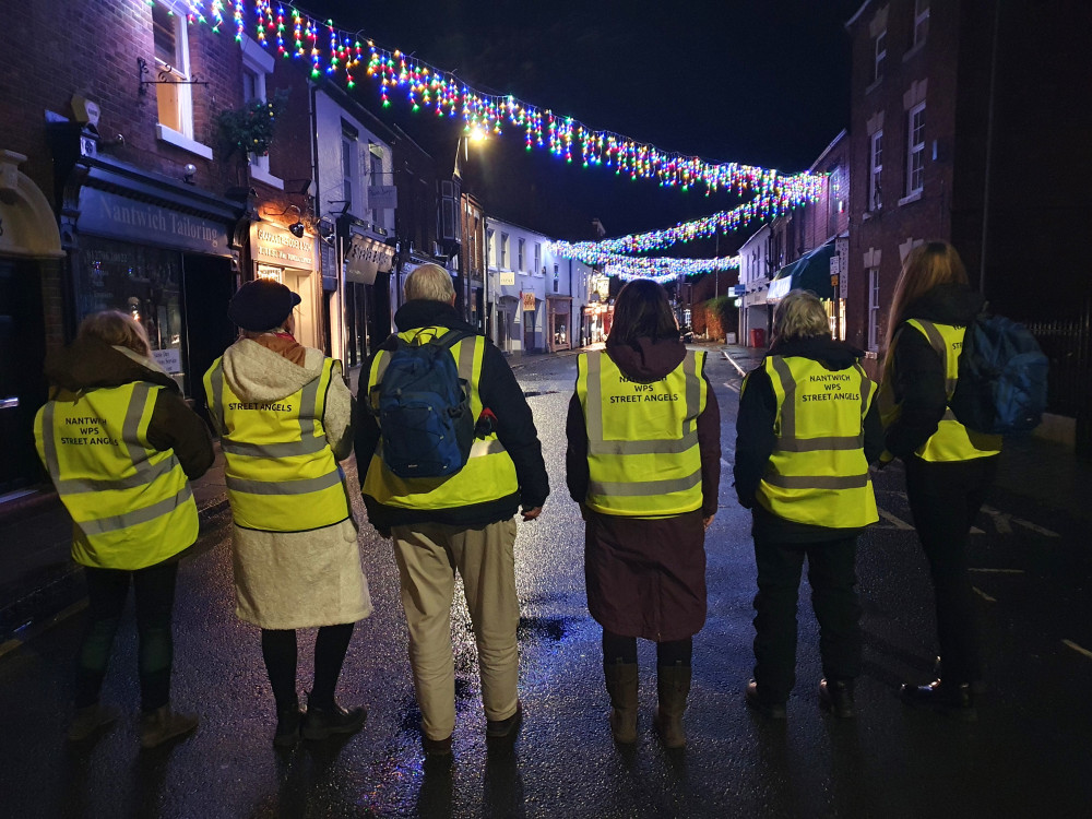 Nantwich Street Angels take to the streets to care for vulnerable young people (Jan Roberts).