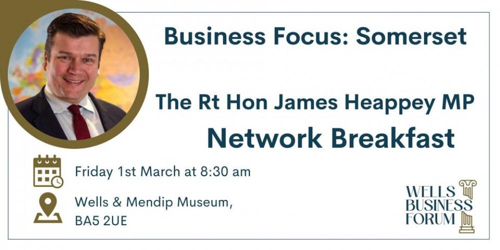 Network Breakfast with Rt Hon James Heappey MP