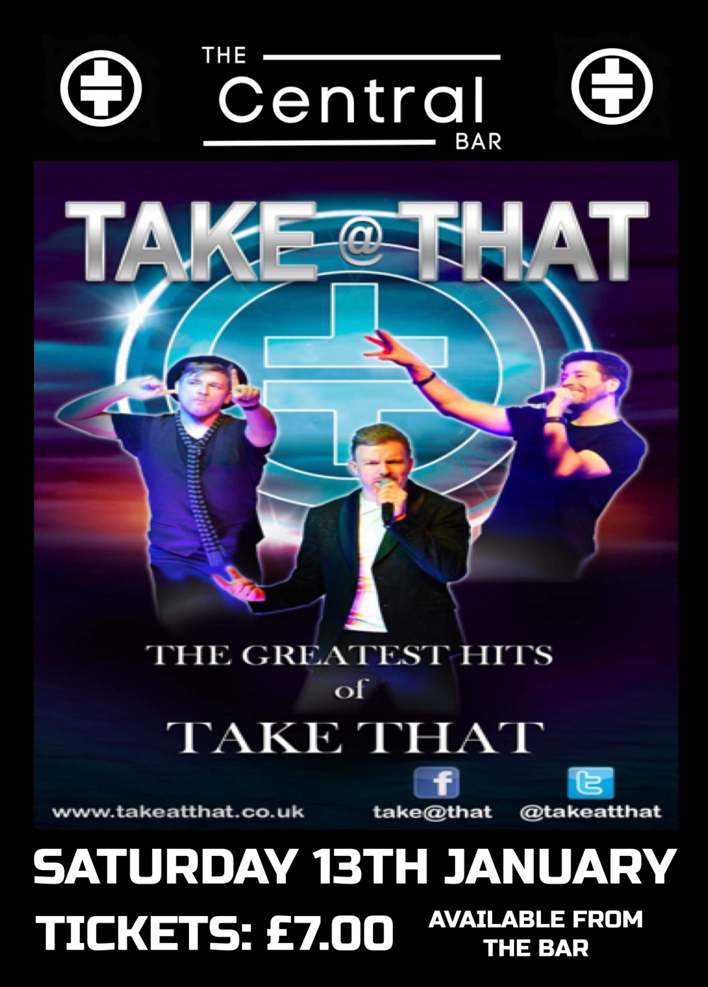 Take That Tribute Take@That at The Central Bar Ibstock, near Coalville