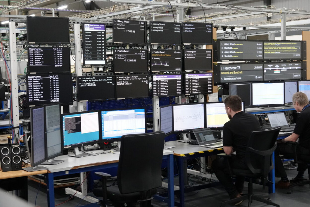 Siemens station management system. Photo: Supplied