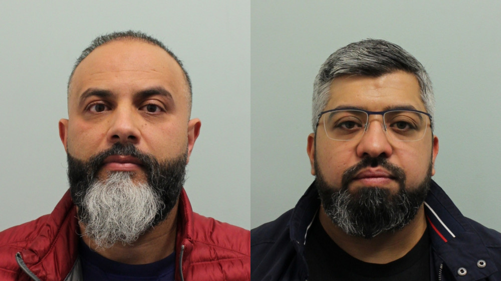 Mehdi Amrollahbibiyouki and Ali Al-Nawab from London were convicted as part of a multi-million pound money laundering network (credit: NCA).