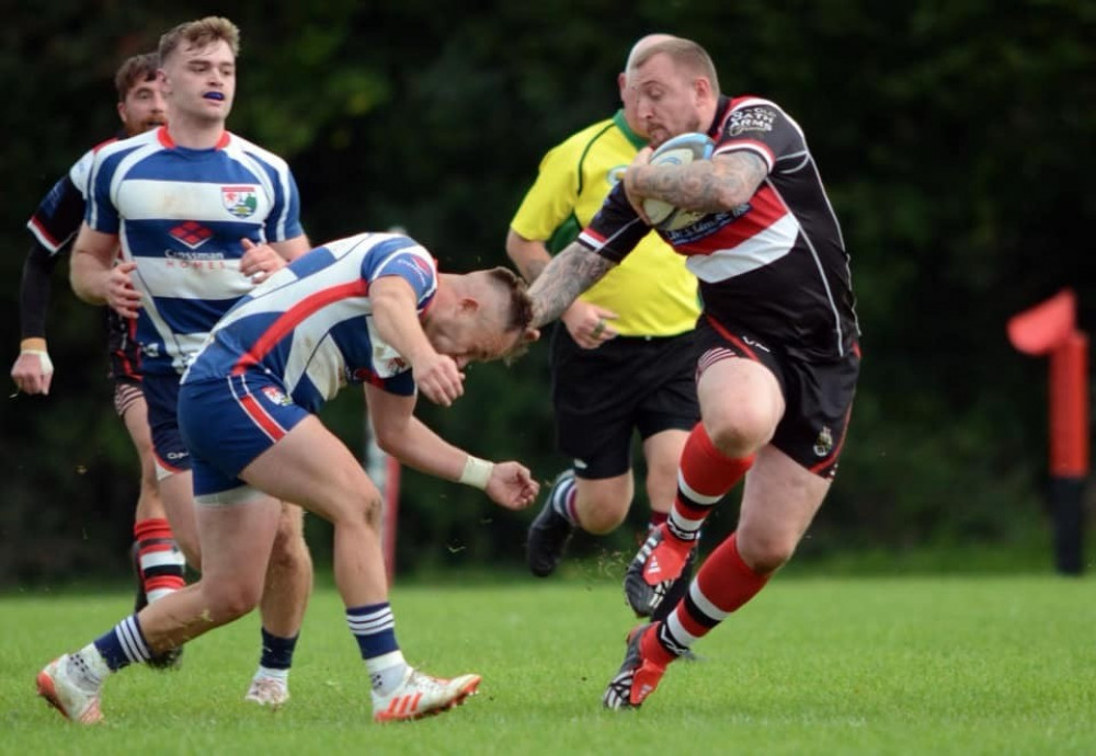  Frome RFC first team tackle Avonvale RFC (image Mark Sangster) 