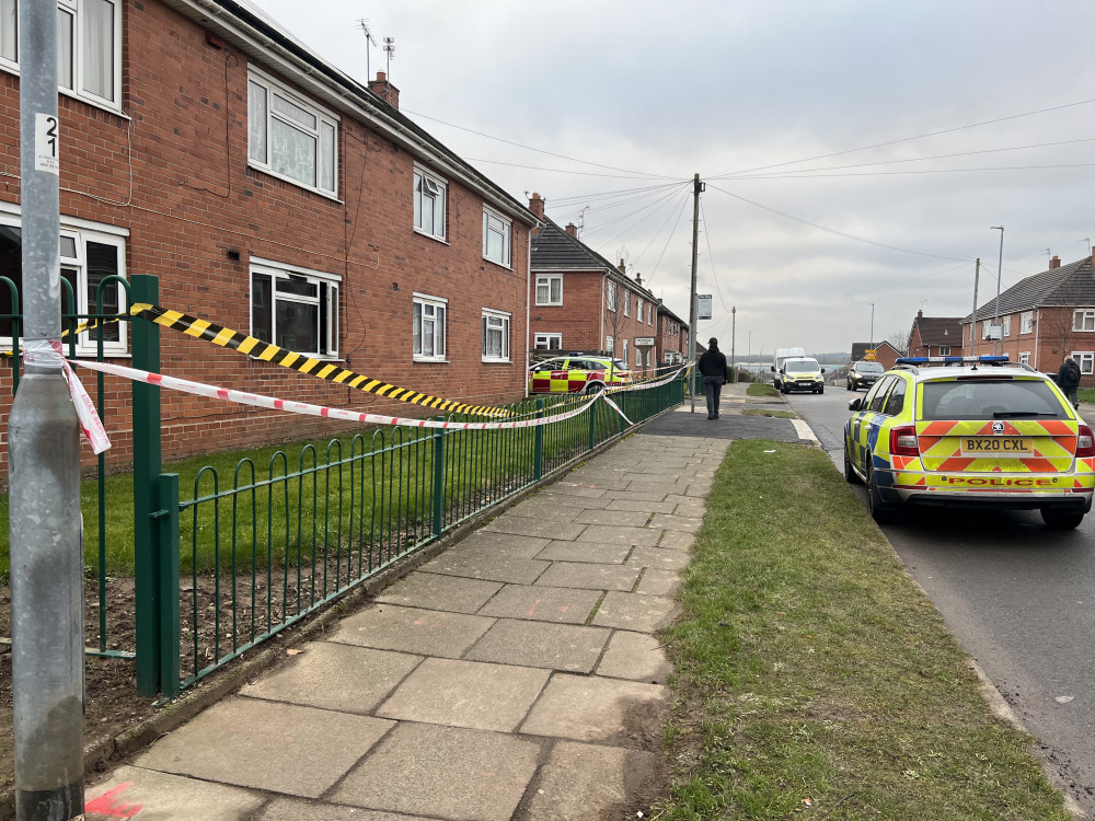 Police were called to Beveridge Close, Meir, on Friday night (Nub News).