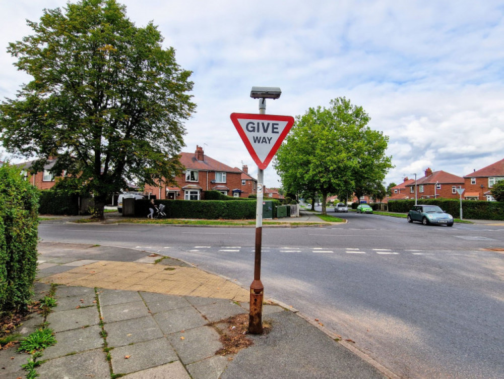 Cheshire Police received reports of a collision on Badger Avenue, at its Junction with Frank Webb Avenue, on Sunday 14 January (Ryan Parker).