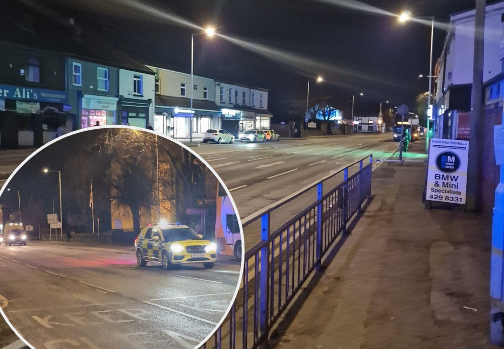 A stretch of the A6 has re-opened after having been closed for most of the late afternoon / early evening today (Images - Stockport Tourism)