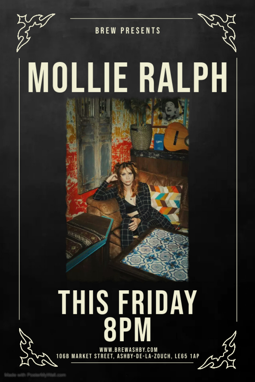 Live Acoustic Music with Mollie Ralph at Brew, 106B Market Street. Ashby-de-la-Zouch