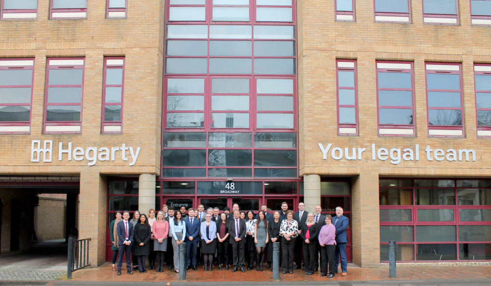 The team at Hegarty. Image credit: Hegarty, Peterborough. 