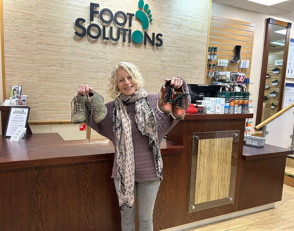 Sharon can now work long shifts pain-free and enjoy an active lifestyle thanks to Richmond's Foot Solutions. (Photo Credit: Foot Solutions).