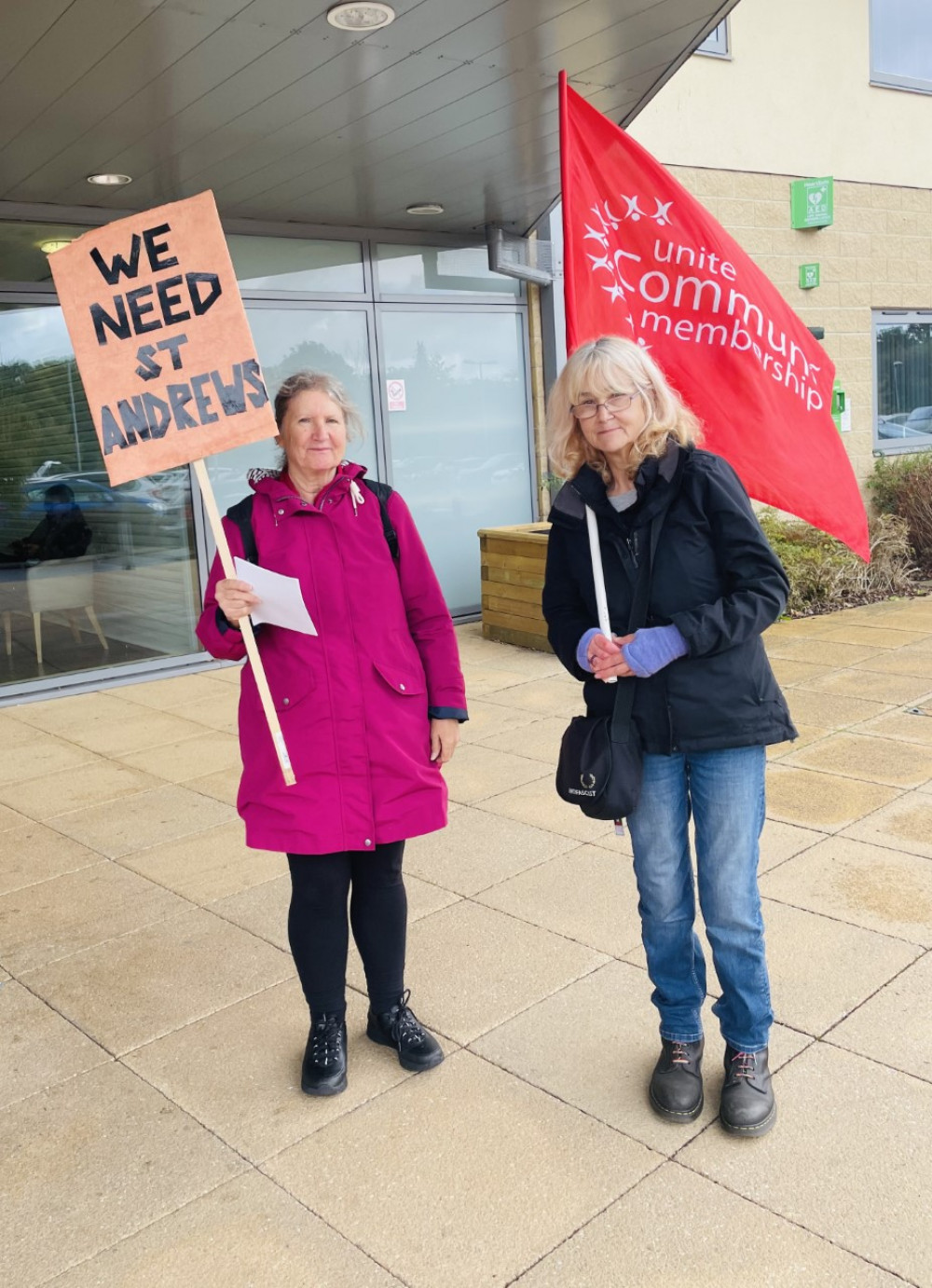 A previous demonstration calling for a U-turn on the decision back in 2022 at the council offices, image Save St Andrews 