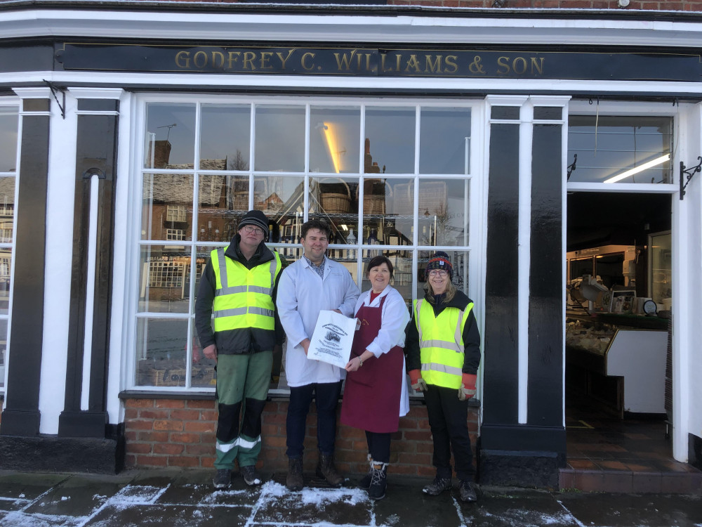 The SWWG are the latest group to benefit from Daniel and Carol Williams' charity carrier bag collection. (Photo: Nub News) 