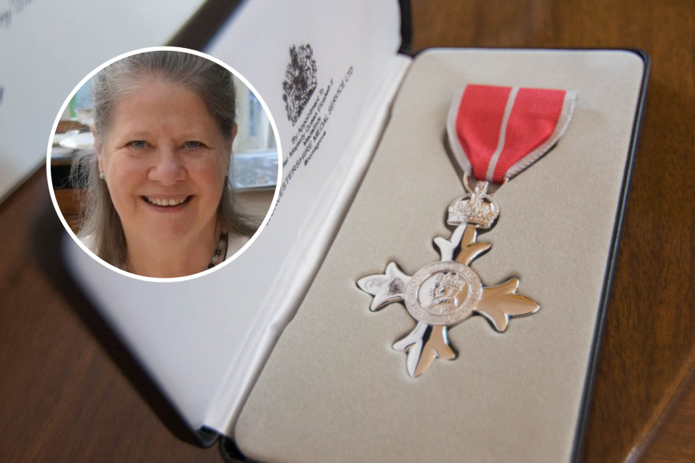 Lady Julia Walport received an MBE for her work with The Amber Trust and Ealing Youth Orchestra (credit: British High Commission/Flickr & The Amber Trust).  