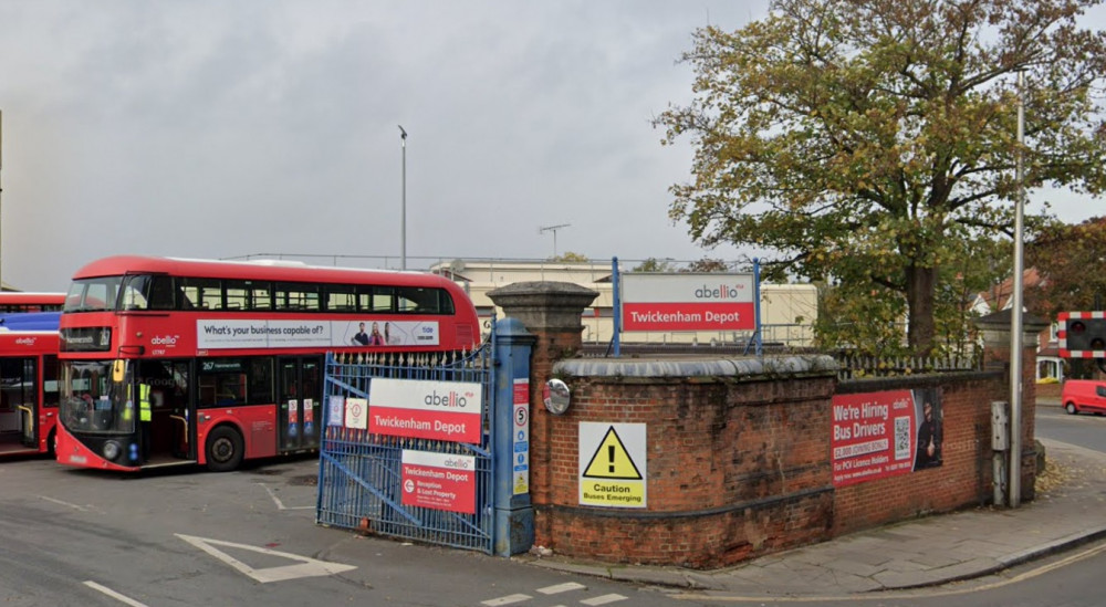 Abellio bus depot in Twickenham. (Photo Credit: Google Maps).