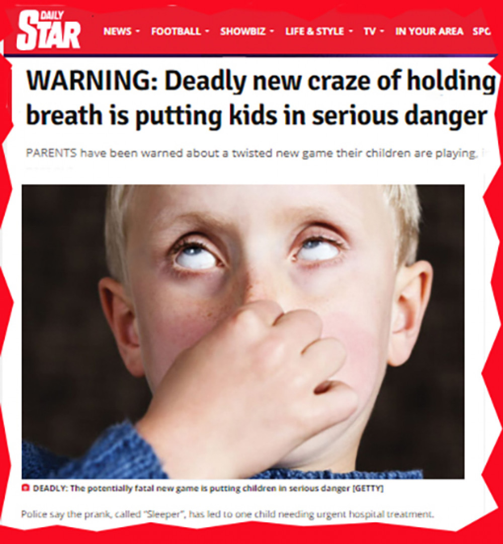 National concern about the prank called 'sleeper' has already been reported nationally. Now it's recognised as a problem in Thurrock National concern about the prank called 'sleeper' has already been reported nationally. Now it's recognised as a problem in Thurrock