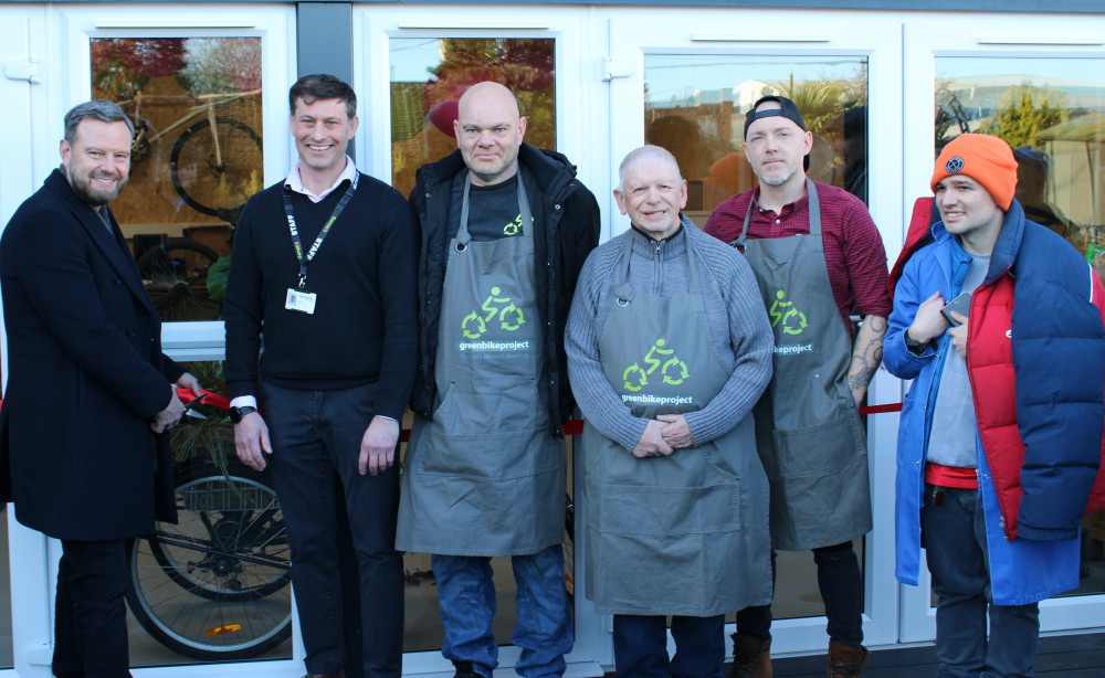 Ipswich Town ceo Mark Ashton opens Genesis Orwell Mencap Green Bike Project (Picture: SEH French)