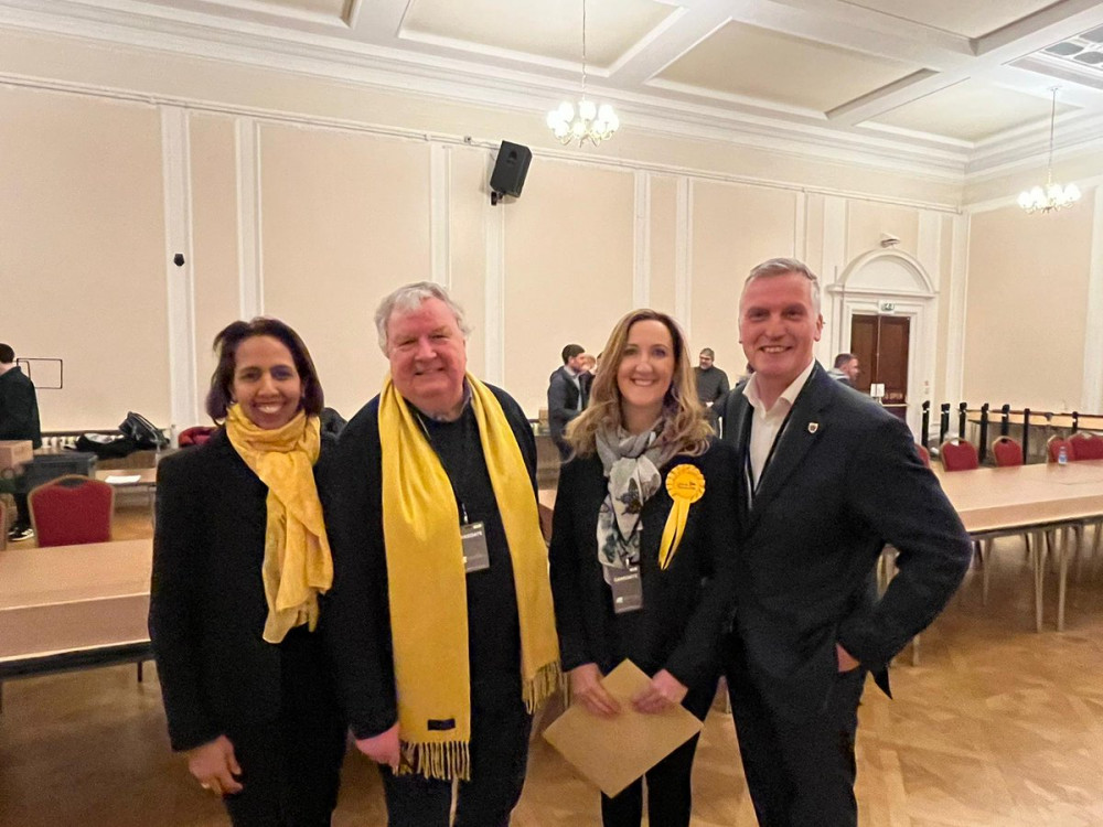 The results are in - it’s a Lib Dem gain in Hampton North and a Lib Dem hold in Teddington. (Photo Credit: Munira Wilson).