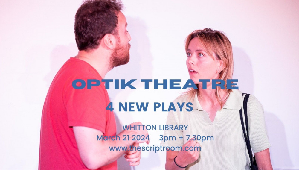 Optik Theatre brings The Script Room to Whitton Library. (Photo Credit: Optik Theatre).