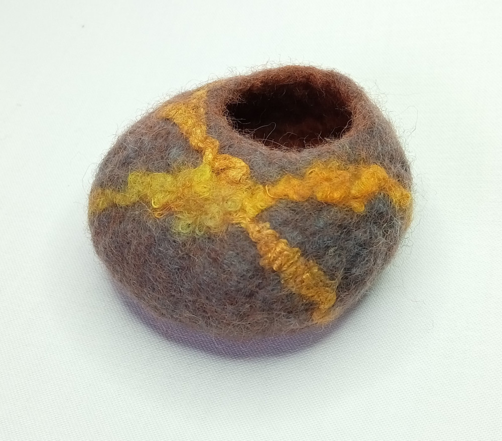 Wet Felted Bowl - half day workshop