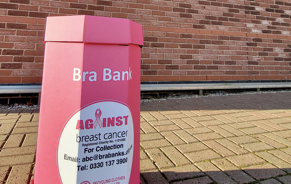 The Bra Bank at Measham Leisure Centre. Photos: North West Leicestershire District Council