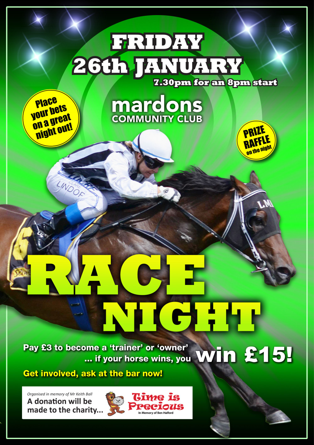 Horse Race Night at Mardons Horse Race Night at Mardons