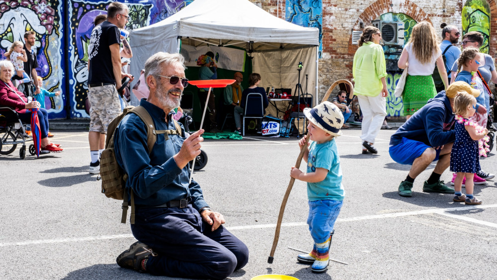 Fun for everyone in Frome, image Steve Creffield