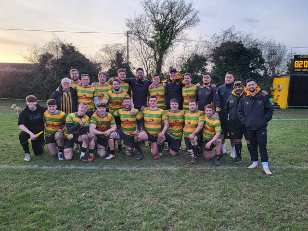 Letchworth Rugby Club hold on to beat Tring 23-21. CREDIT: Letchworth Rugby Club 