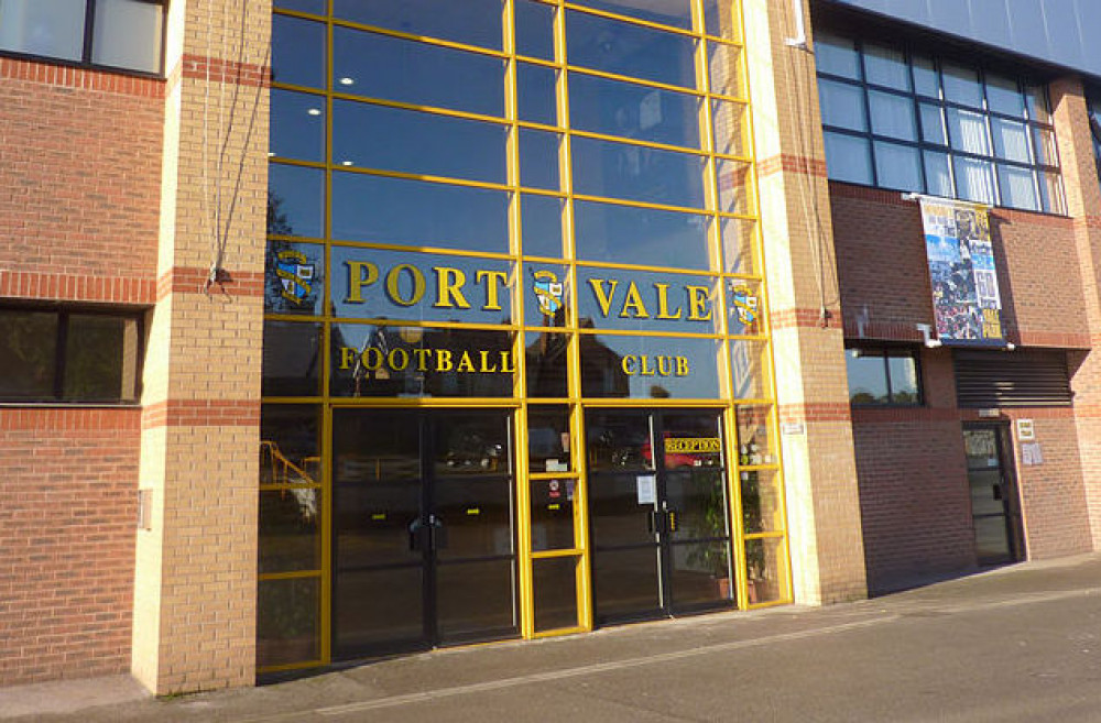 Police were called to Vale Park during Port Vale's match against Portsmouth on Saturday (Wiki Commons).