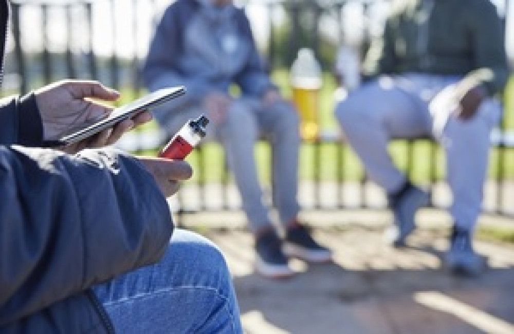 Children vaping, image Department for the Environment, Food and Rural Affairs, DEFRA