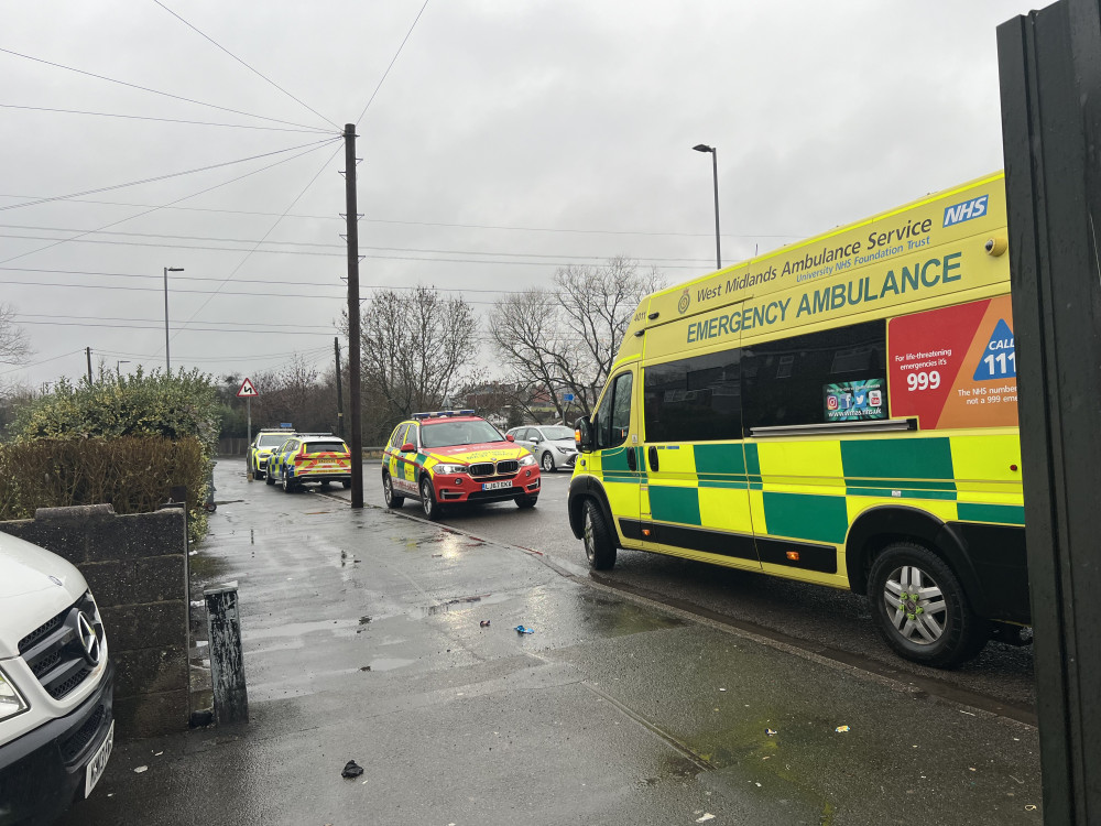 Police and paramedics were called to Dividy Road, Bucknall, this morning (Nub News).