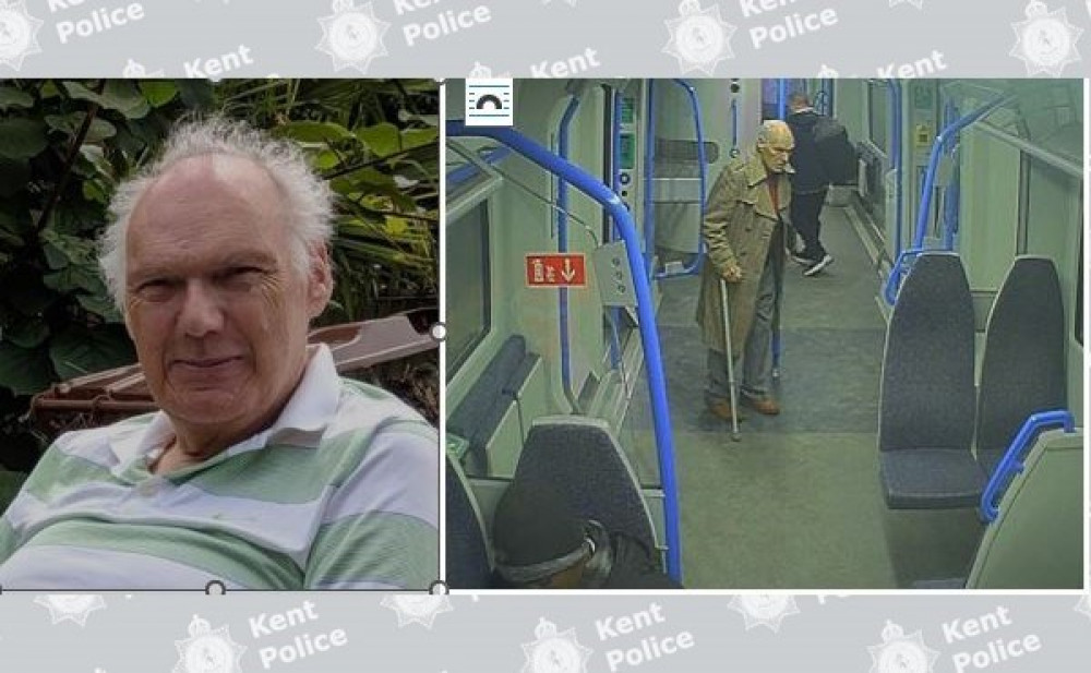 Missing 82-year-old Anthony Brown has links to Richmond. (Photo Credit: Kent Police). Missing 82-year-old Anthony Brown has links to Richmond. (Photo Credit: Kent Police).