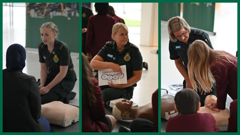 Thousands of schoolchildren given life-saving training with London Ambulance Service. (Photo Credit: LAS). 