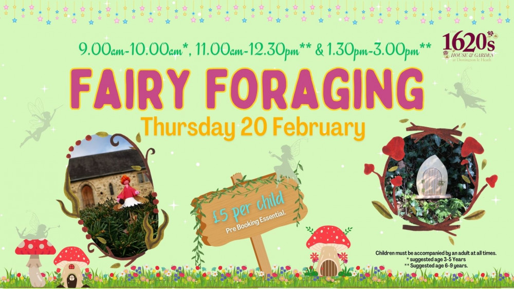 Fairy Foraging at The 1620s House and Garden, Manor Road, Donington le Heath, Coalville