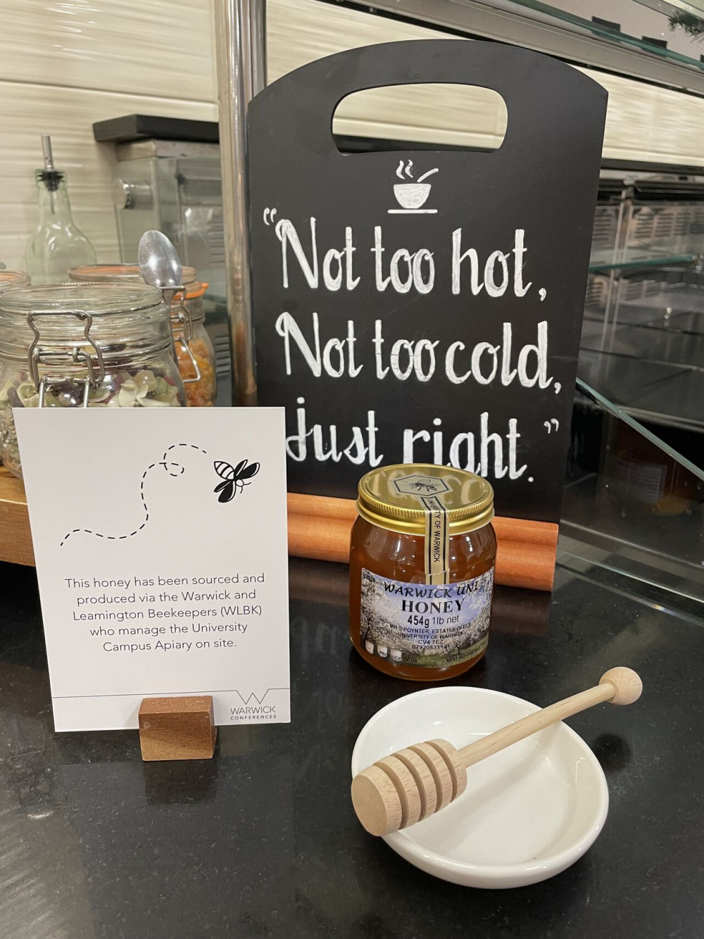 Honey made from the apiaries at the University of Warwick (image via Advent PR)