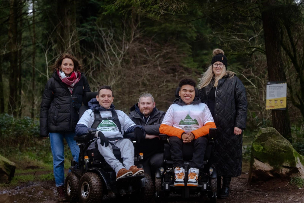 (L to r: Izabela Palicka, Josh Wintersgill, Mateuz Kolasa, Max McKnight and Joanna Mcknight)