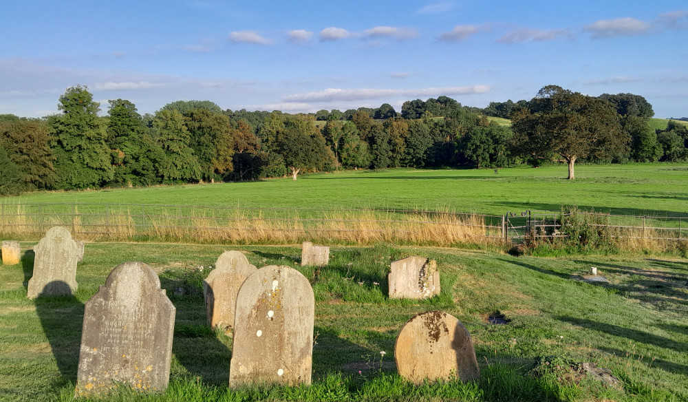 View across AONB from Polstead Church kissing gate (Picture: Nub News)