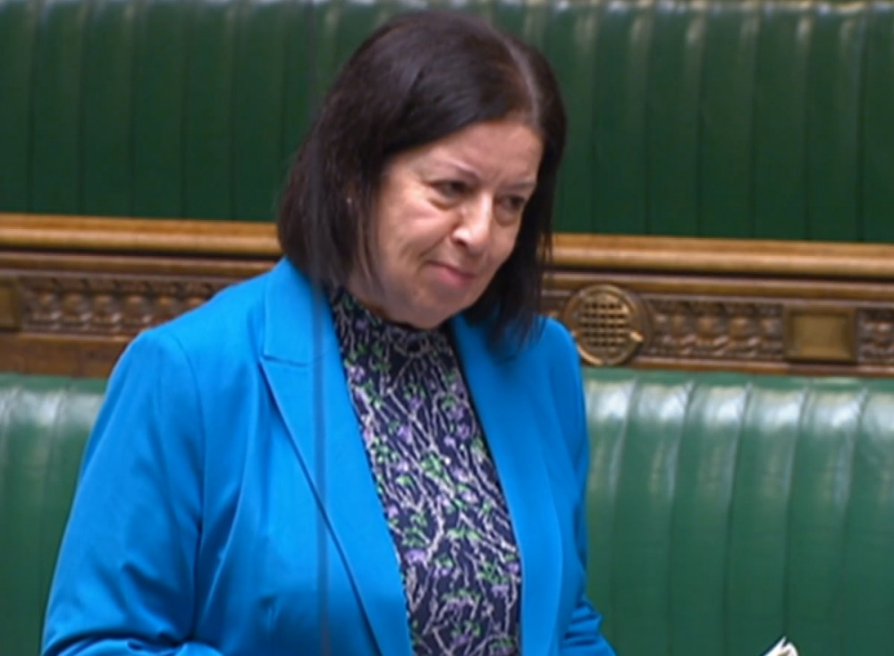 Jo Gideon MP has called for the permit at Walleys Quarry to be revoked and the prosecution of the company (Parliament TV). Jo Gideon MP has called for the permit at Walleys Quarry to be revoked and the prosecution of the company (Parliament TV).