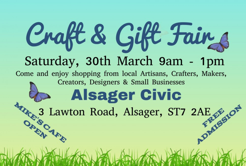 The Alsager Craft & Gift Fair The Alsager Craft & Gift Fair