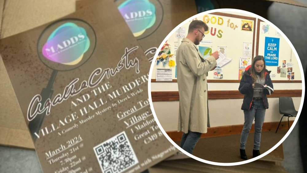 "Agatha Crusty" is a comedic parody of the well known novels of crime writer Agatha Christie (Photos: MADDS) "Agatha Crusty" is a comedic parody of the well known novels of crime writer Agatha Christie (Photos: MADDS)