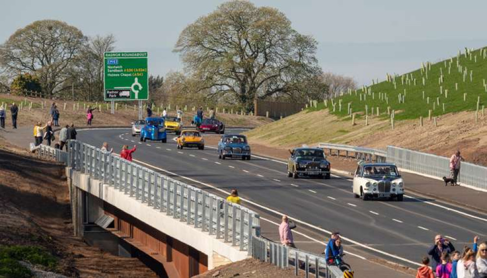 Congleton link road was opened nearly three years ago. Image credit: Nub News. 