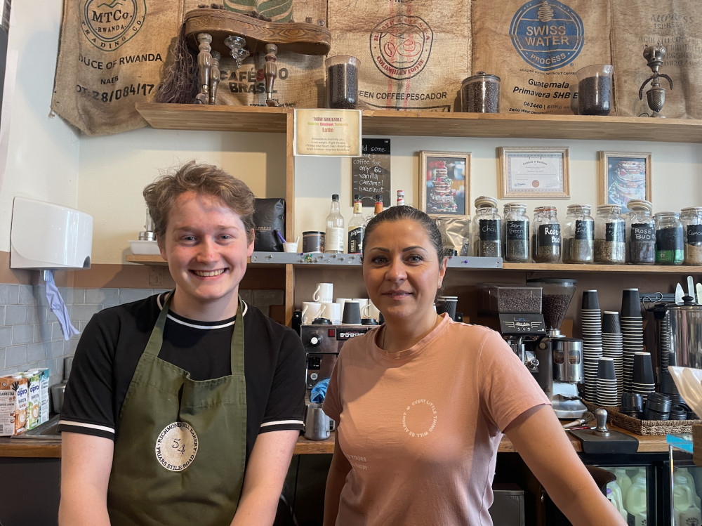 Marianna Kormos and another of the friendly faces at Richmond Hill Bakery. (Photo Credit: Heather