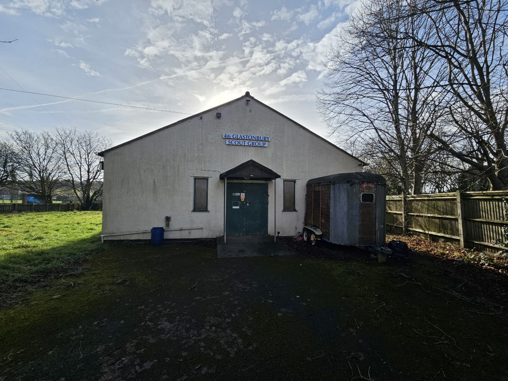 The Scout Hall in Glastonbury.