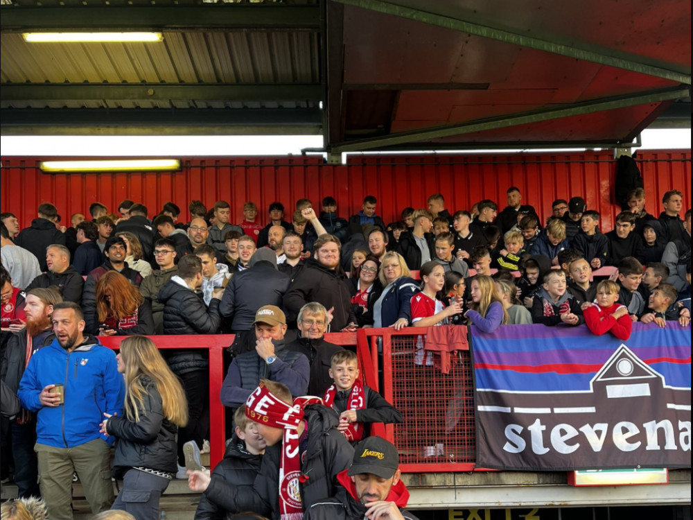 Stevenage boss Steve Evans has praised Boro and Blackpool supporters for backing Liam Sharpe's grief-stricken sisters after an incredibly moving tribute to Liam and his pal Ollie Gatfield who sadly died. CREDIT: Jay Drackford 