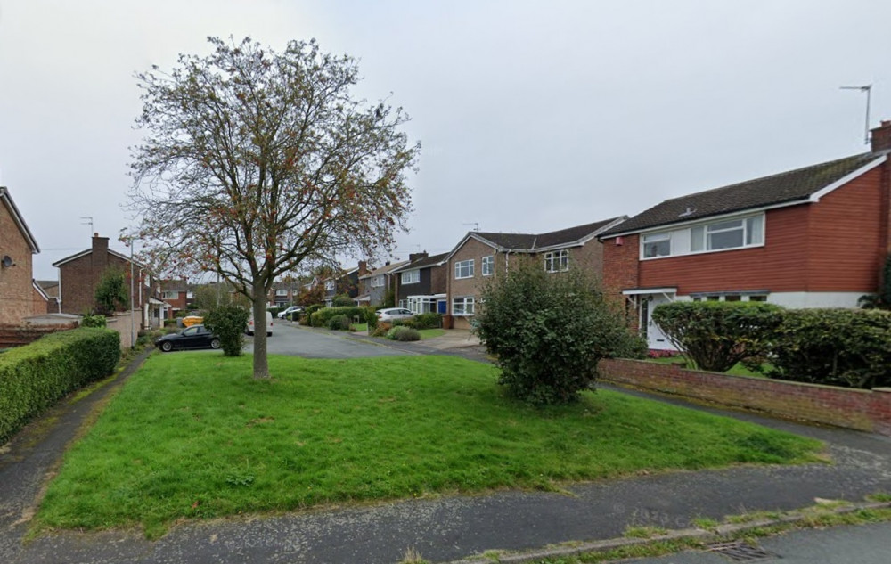 The application site on Penrith Court, Congleton. Image credit: LDRS.