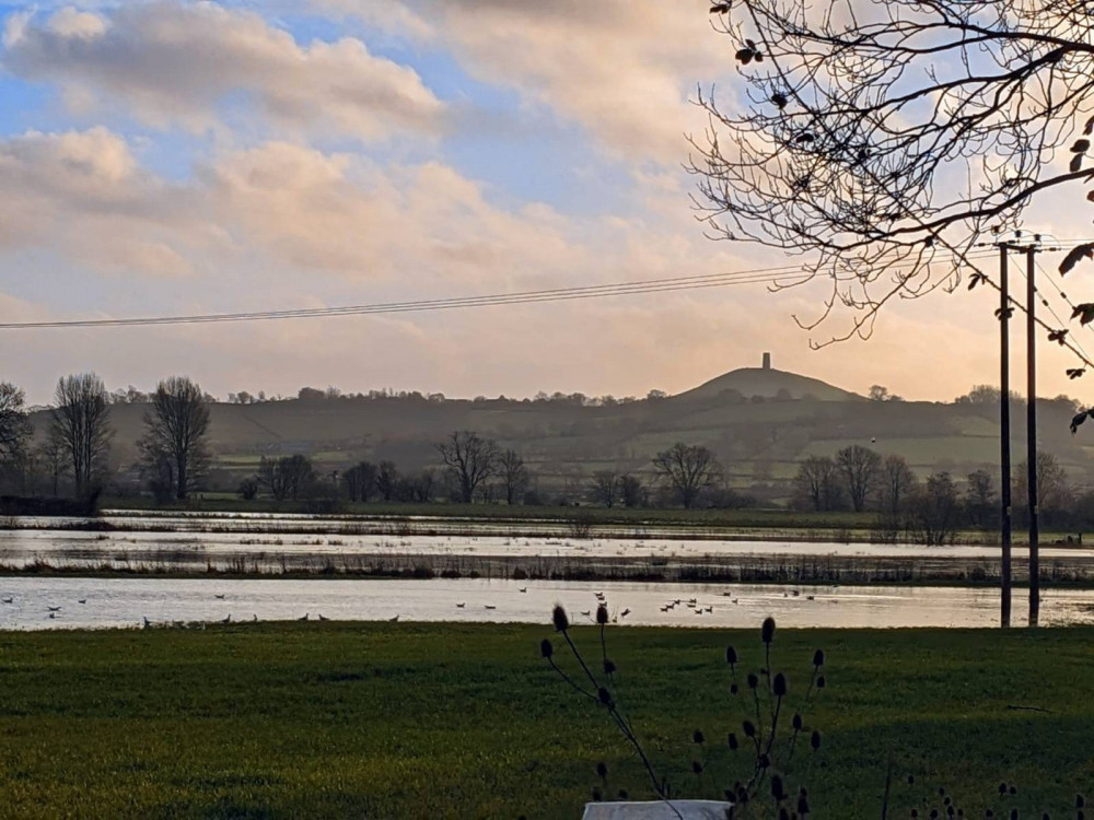 Flooded fields near Glastonbury (File photo: Nub News) 