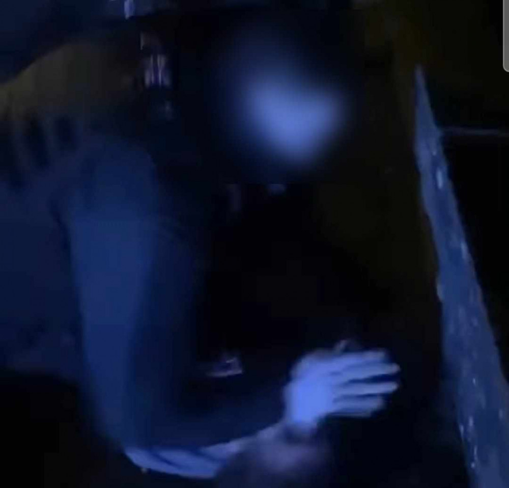 Footage of a Cheshire Police officer slapping a Crewe man on the head in Alsager (Nub News).