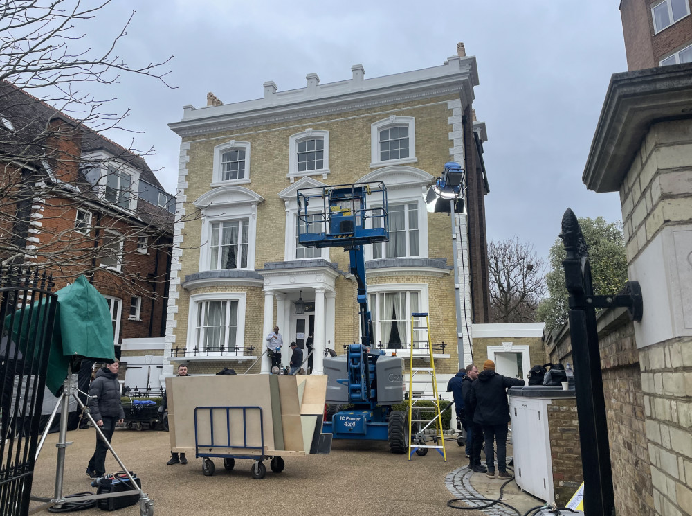 Filming for 'Gangs of London' taking place on Richmond Hill this week. (Photo Credit: Heather Nicholls).